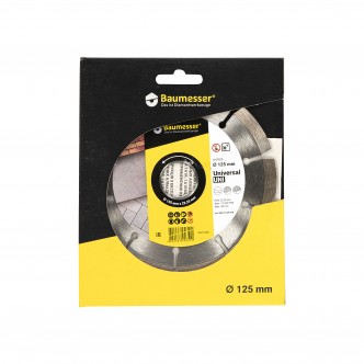 Disc diamantat 125x1,8/1,2x8x22,23-10 Baumesser